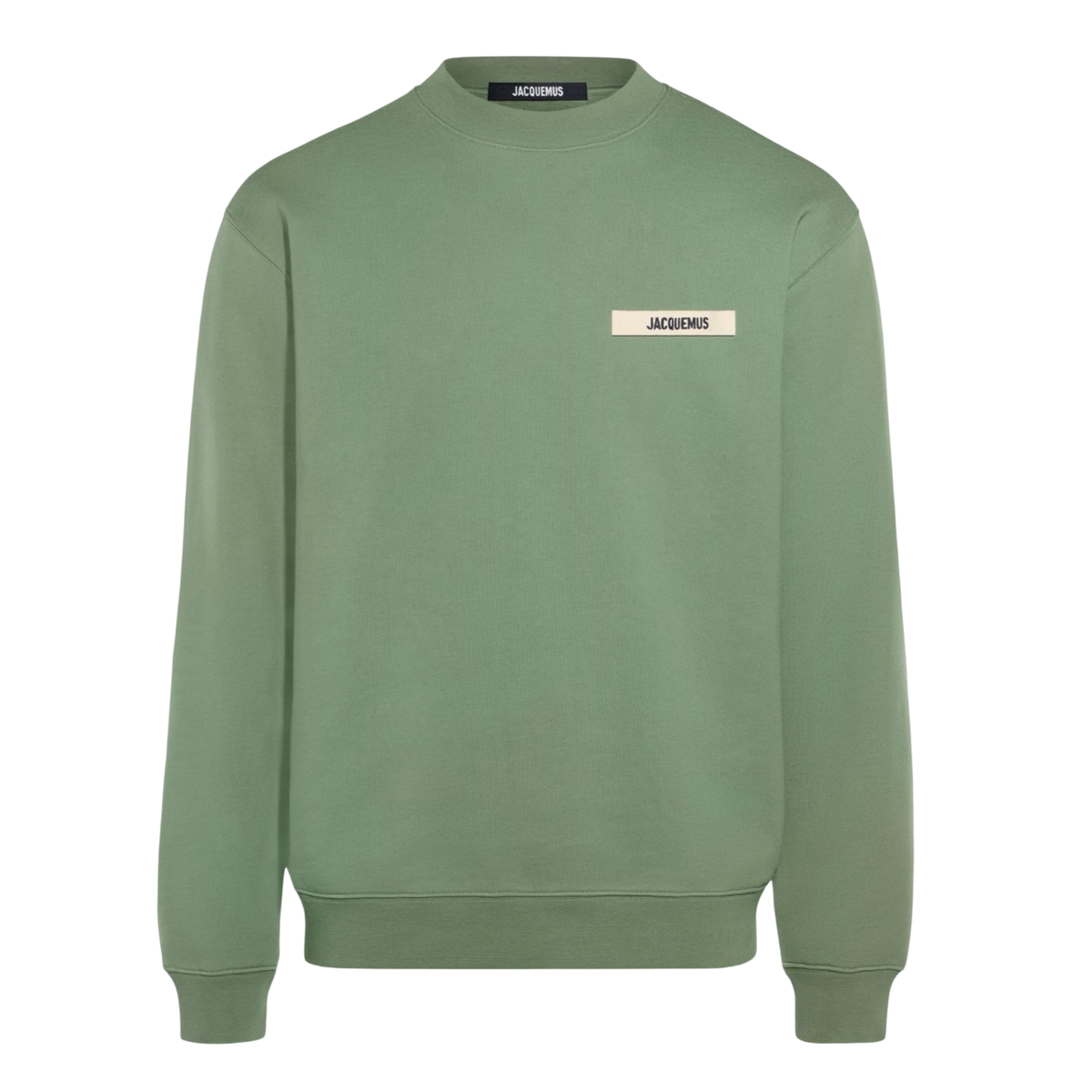 Le Sweatshirt Gros Grain Kaki Jacquemus