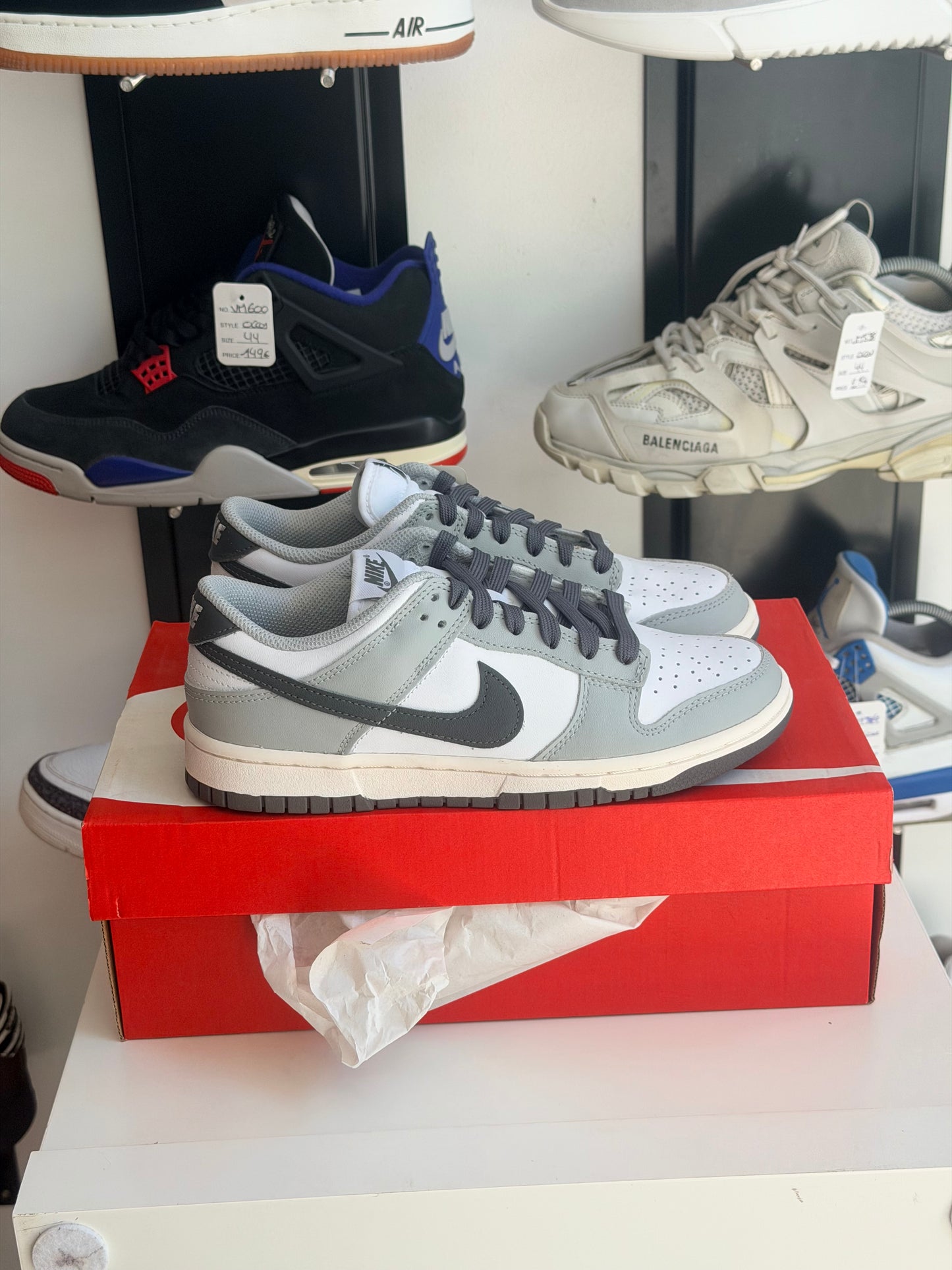Nike dunk low grise - taille