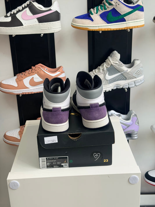 Jordan 1 mid court purple - taille 42