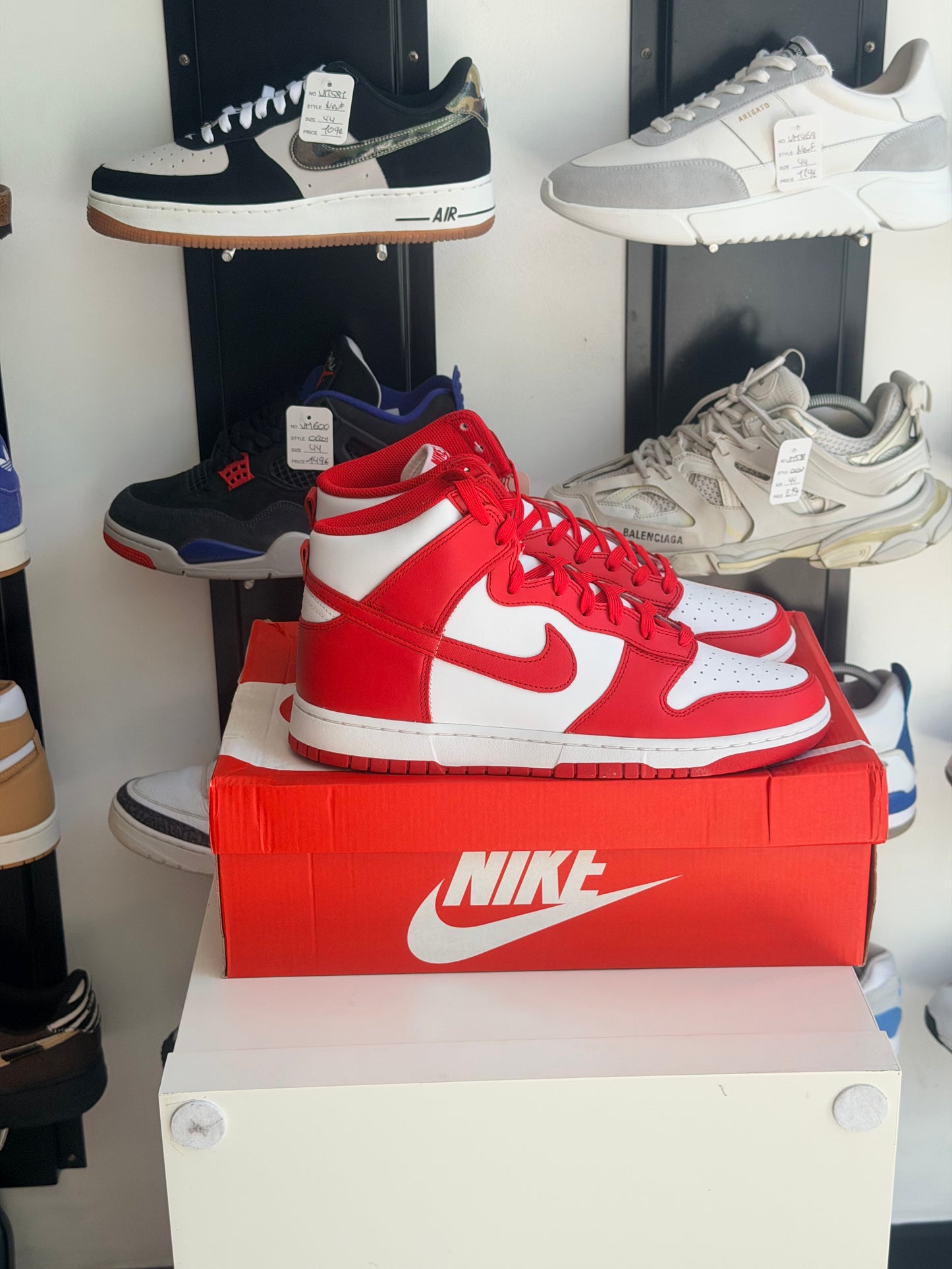 Nike dunk high university red - TAILLE 46