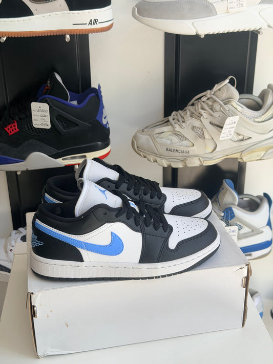 Jordan 1 low noir et bleu - TAILLE 39