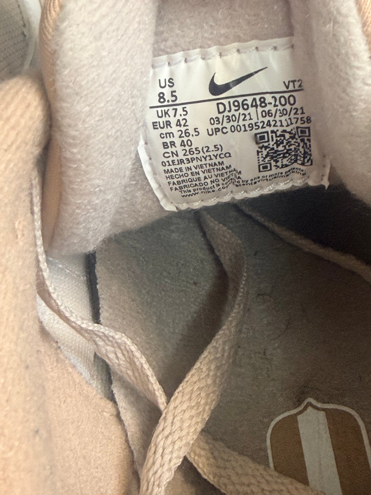 AIR MAX BW BEIGE - TAILLE 42