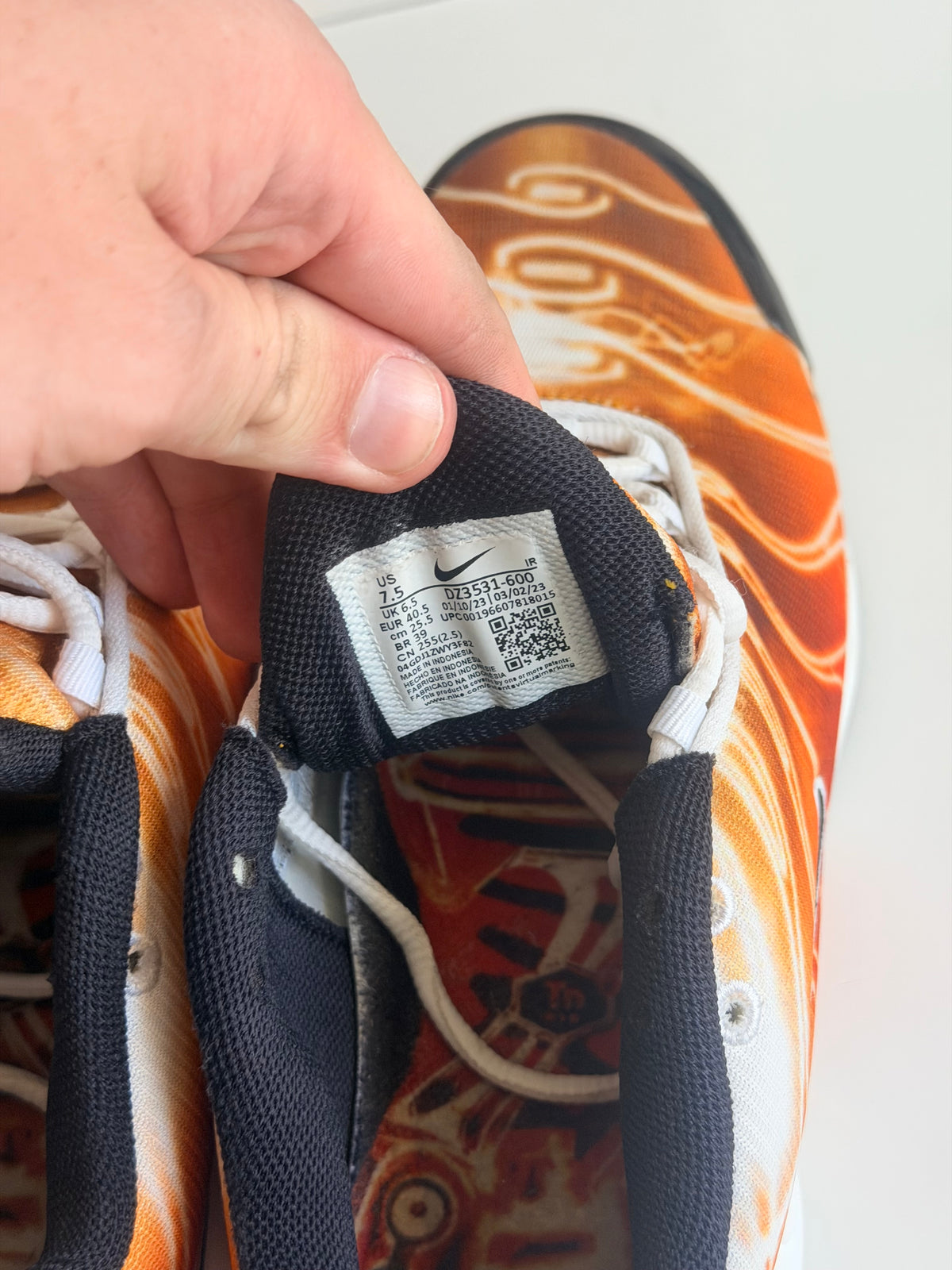 Nike tn orange - TAILLE 40,5