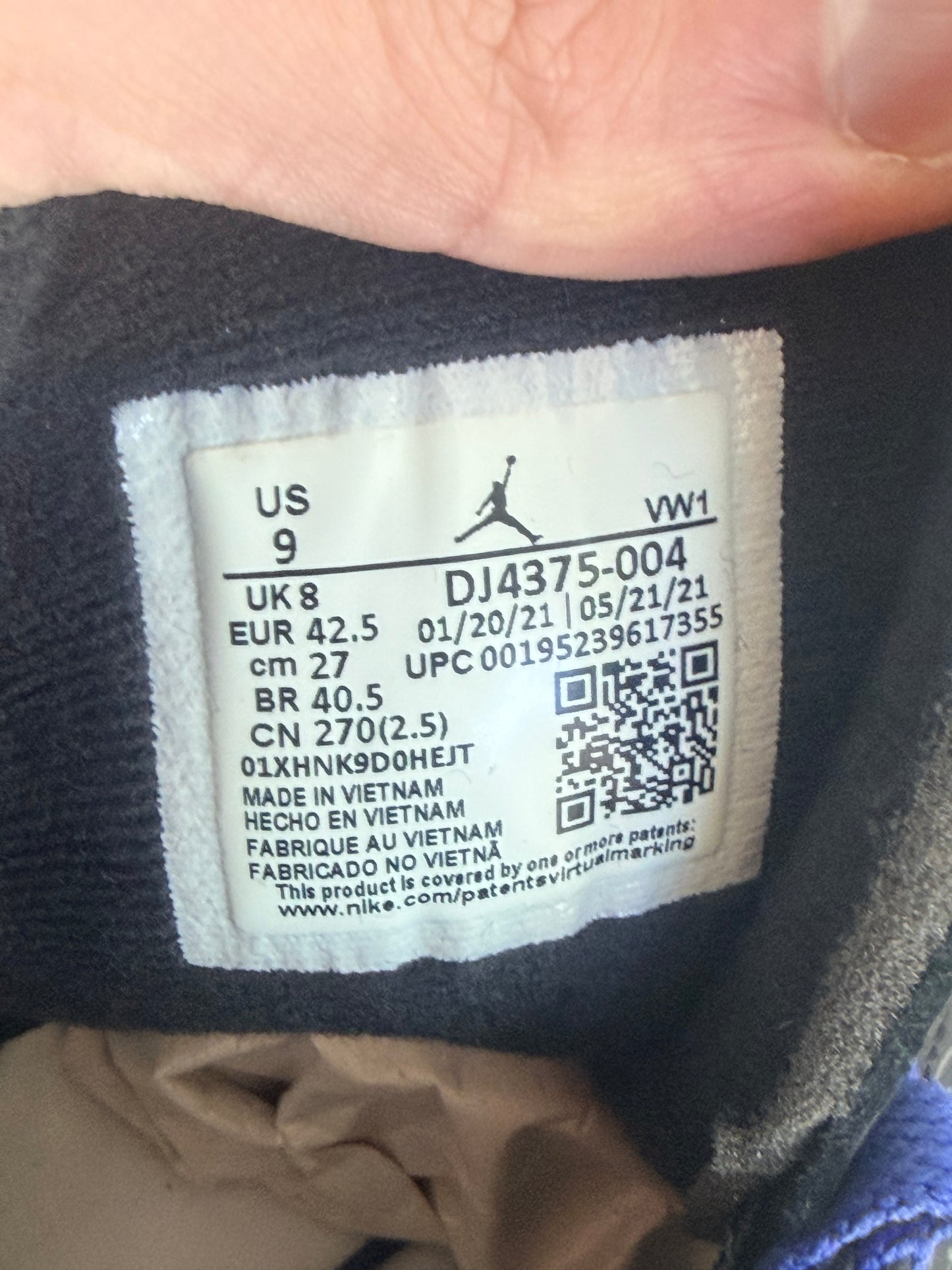 Jordan 2 X OFF WHITE BLACK - TAILLE 42,5