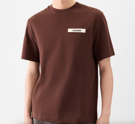 Le t-shirt Gros Grain Jacquemus Dark Brown