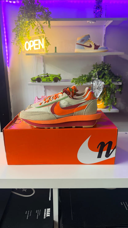Nike LDWaffle x CLOT x sacai Net Orange Blaze - TAILLE 43