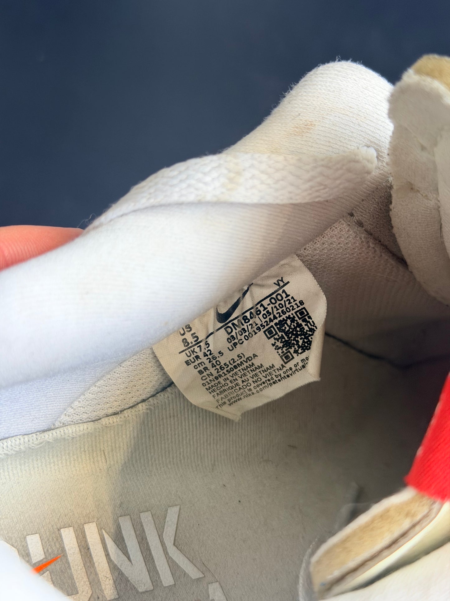 Air force 1 undefeated - taille 42