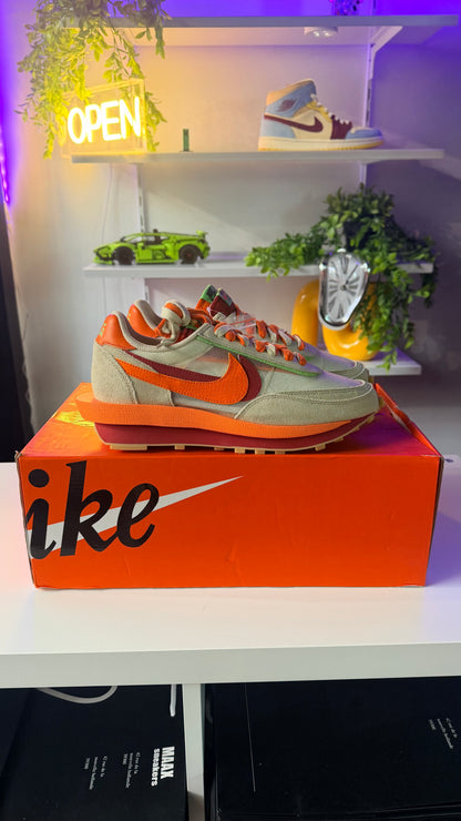 Nike LDWaffle x CLOT x sacai Net Orange Blaze - TAILLE 43