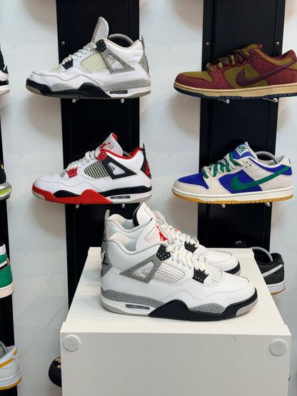 Jordan 4 White cément - taille 43