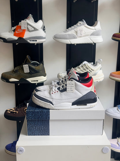 Jordan 3 fire red denim - TAILLE 44