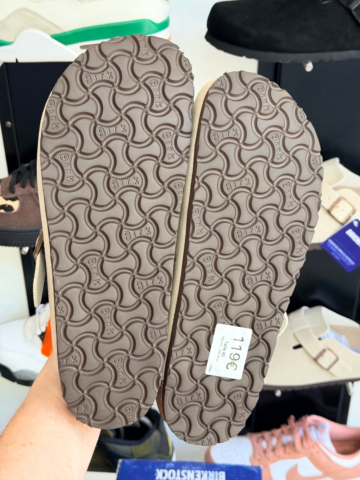 BIRKENSTOCK BOSTON KAKI - TAILLE 43