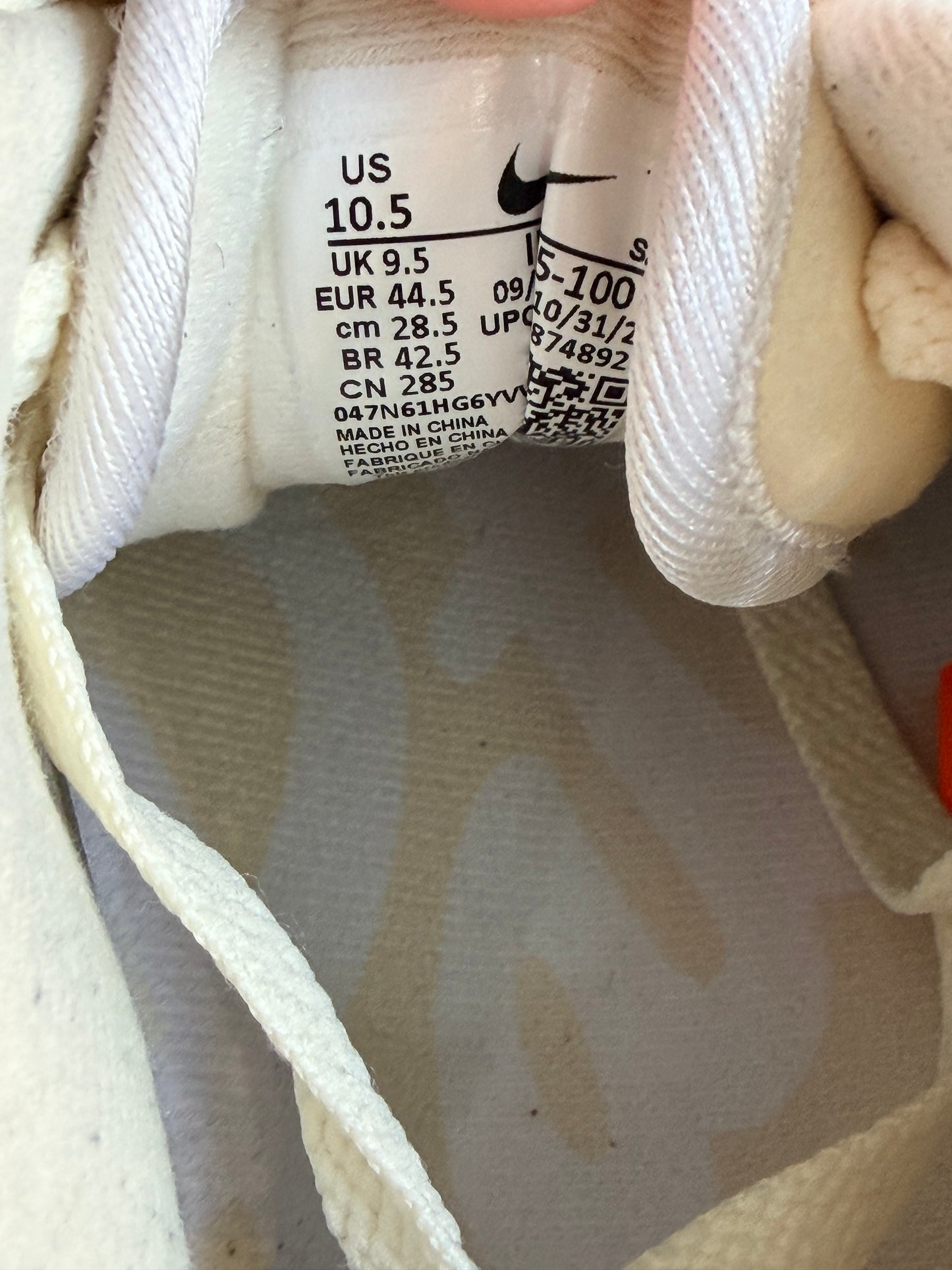 Air Max 1 patta orange - TAILLE 44,5