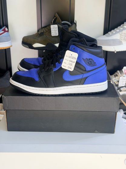 Jordan 1 mid noir et bleu - TAILLE 42