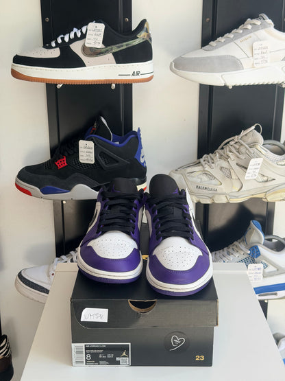 Jordan 1 low purple - taille 41
