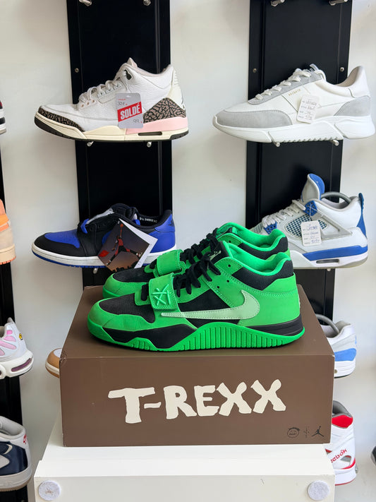 Jordan x Travis Scott x Air Jordan CJ1 T-Rexx Green Spark - TAILLE 45