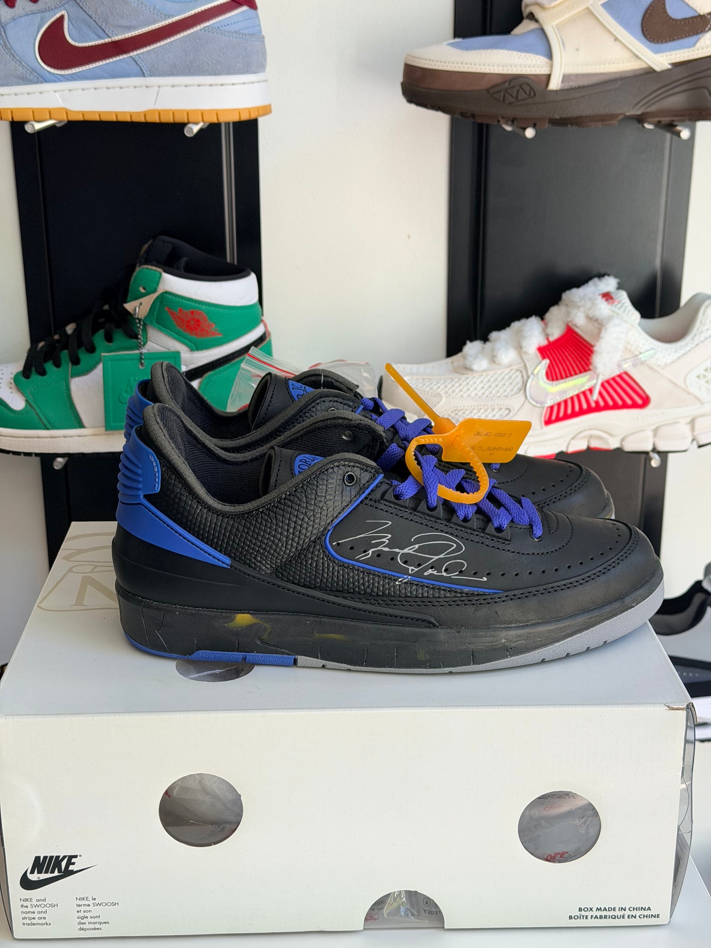 Jordan 2 X OFF WHITE BLACK - TAILLE 42,5