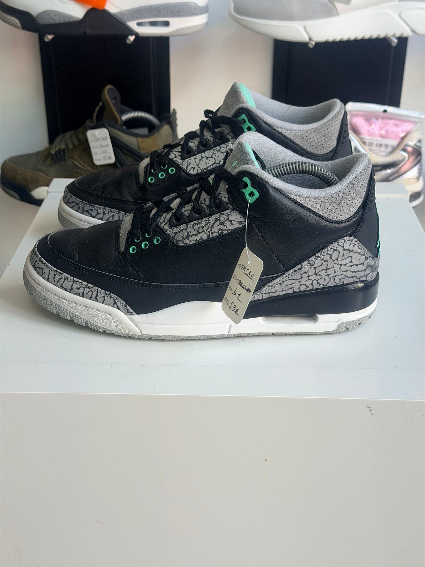 Jordan 3 vert vif - TAILLE 41