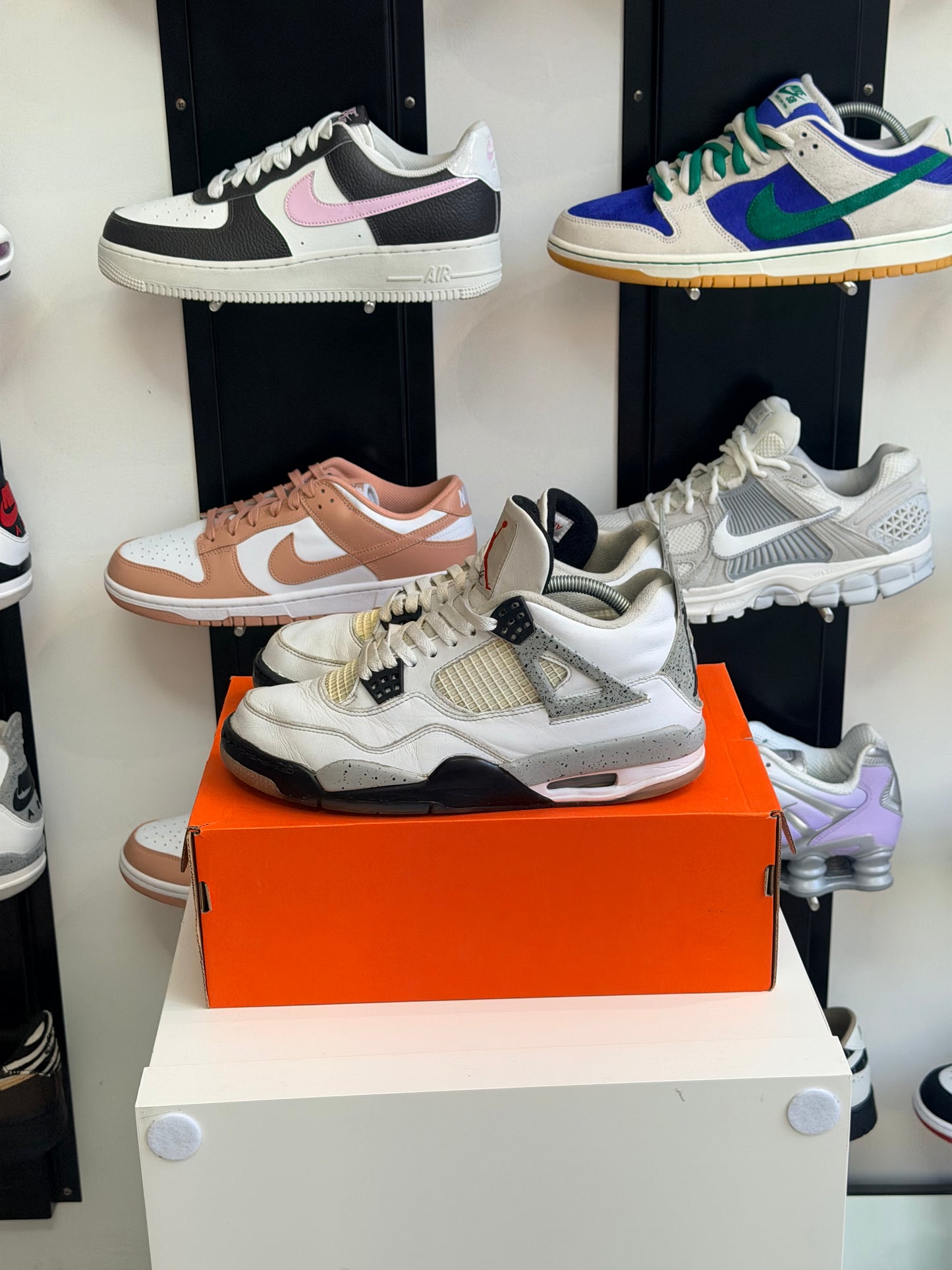 Jordan 4 White cément golf - taille 42,5