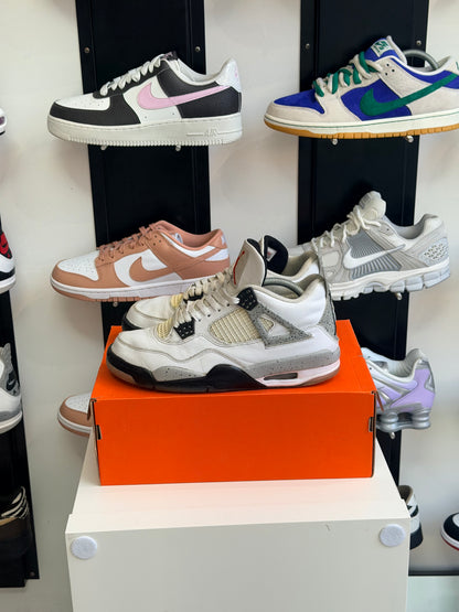 Jordan 4 White cément golf - taille 42,5