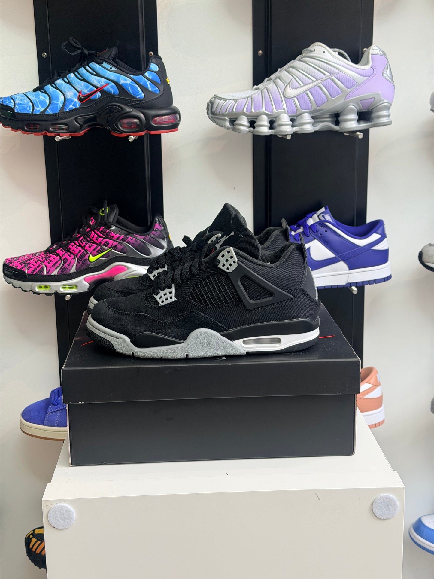 Jordan 4 black Canvas - TAILLE 42