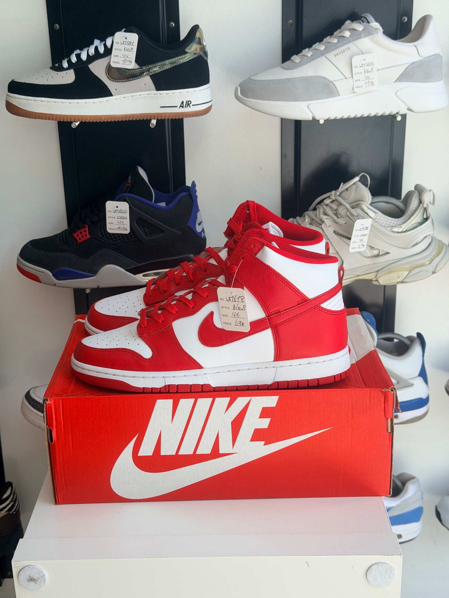 Nike dunk high university red - TAILLE 46
