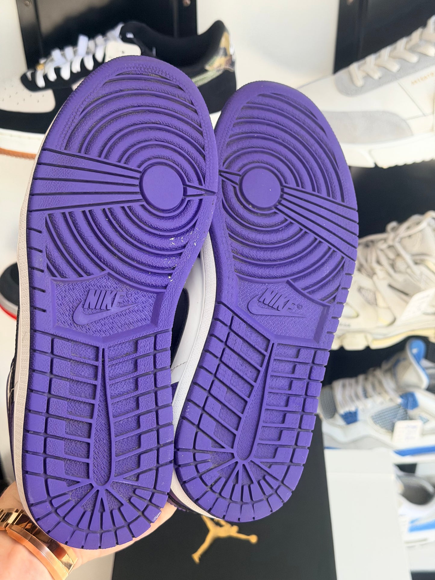 Jordan 1 low purple - taille 41