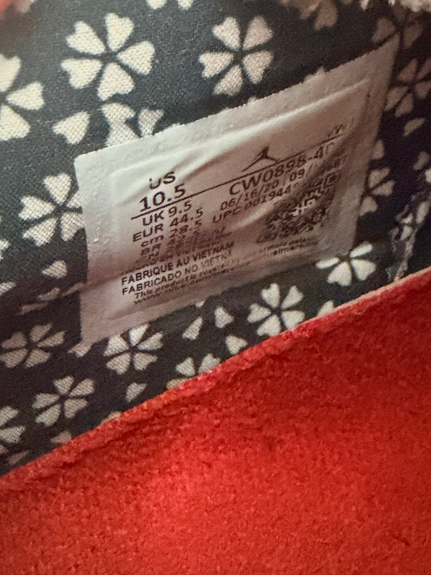 Jordan 4 sashiko - TAILLE 44,5