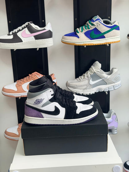 Jordan 1 mid court purple - taille 42