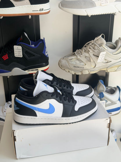 Jordan 1 low noir et bleu - TAILLE 39