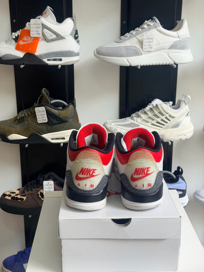 Jordan 3 fire red denim - TAILLE 44