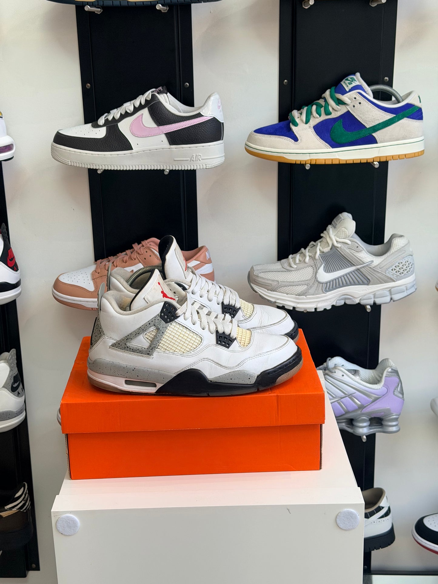 Jordan 4 White cément golf - taille 42,5