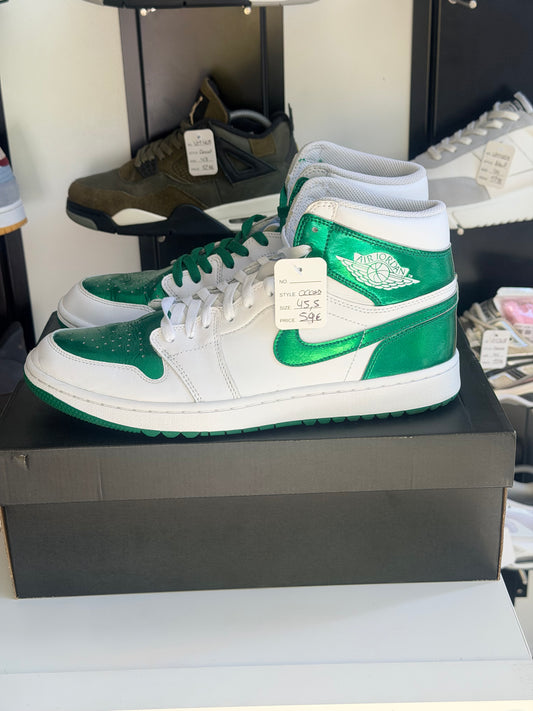Jordan 1 high golf vert mettalic - TAILLE 45,5