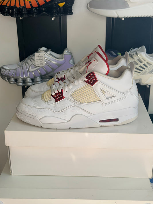 Jordan 4 mettalic red - taille 47,5