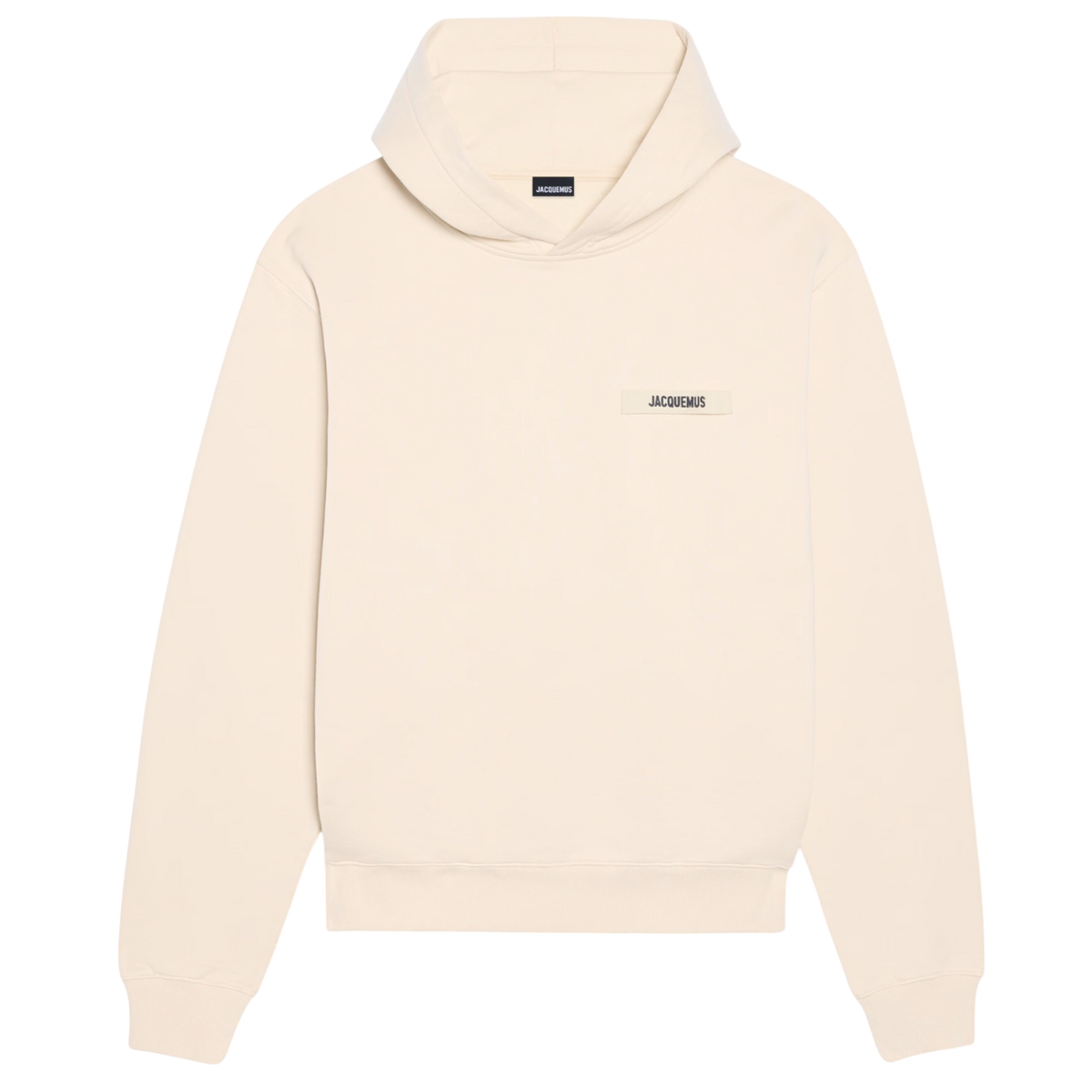 Le Hoodie Gros Grain Jacquemus Cream