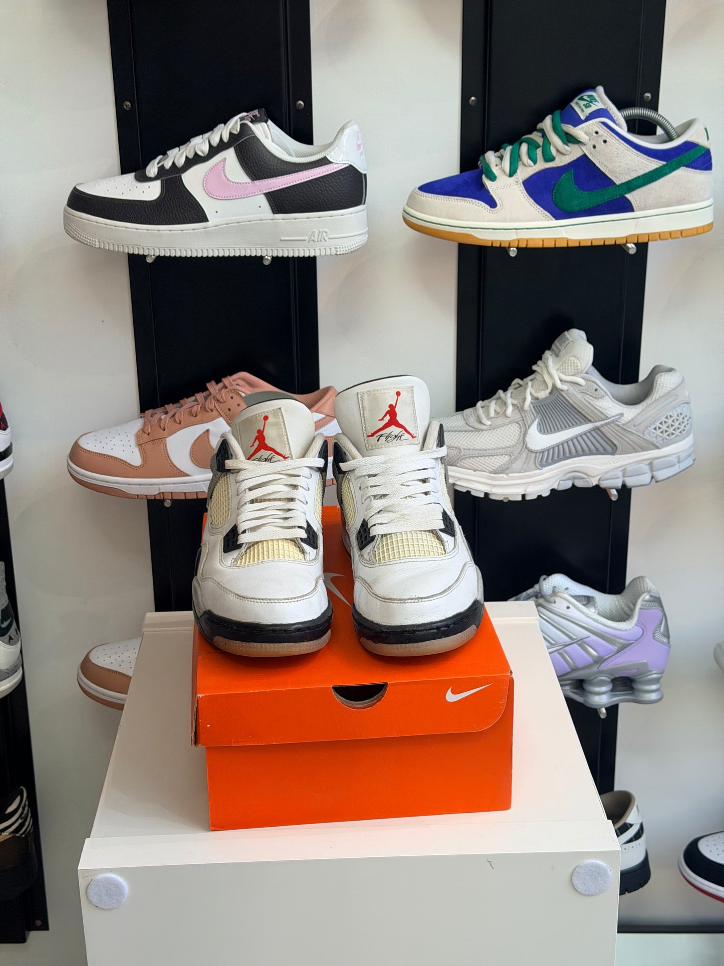 Jordan 4 White cément golf - taille 42,5