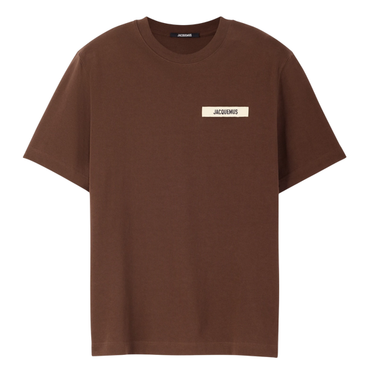 Le t-shirt Gros Grain Jacquemus Dark Brown