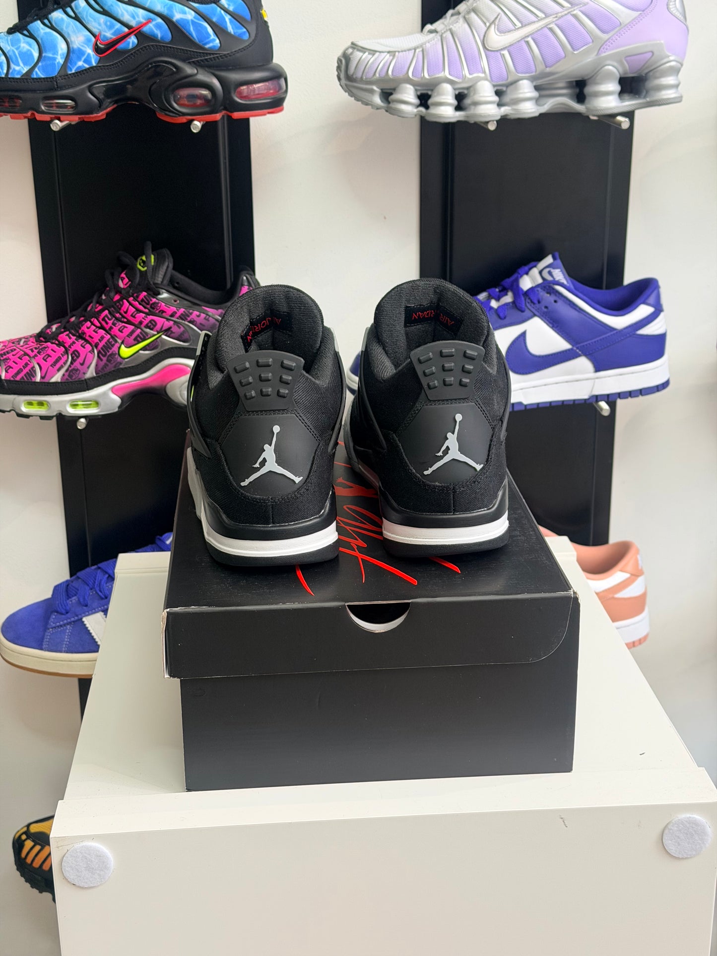 Jordan 4 black Canvas - TAILLE 42