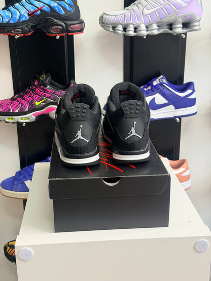 Jordan 4 black Canvas - TAILLE 42