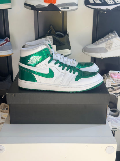 Jordan 1 high golf vert mettalic - TAILLE 45,5
