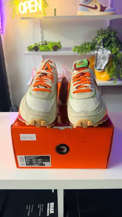 Nike LDWaffle x CLOT x sacai Net Orange Blaze - TAILLE 43