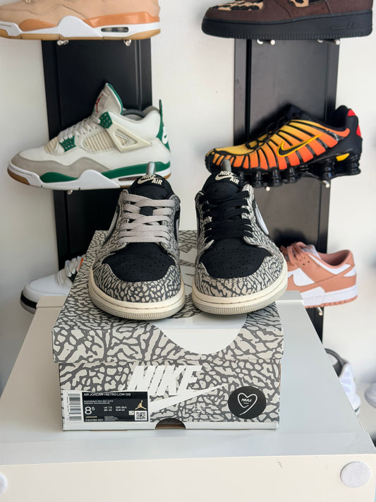 Jordan 1 low éléphant Print - TAILLE 42