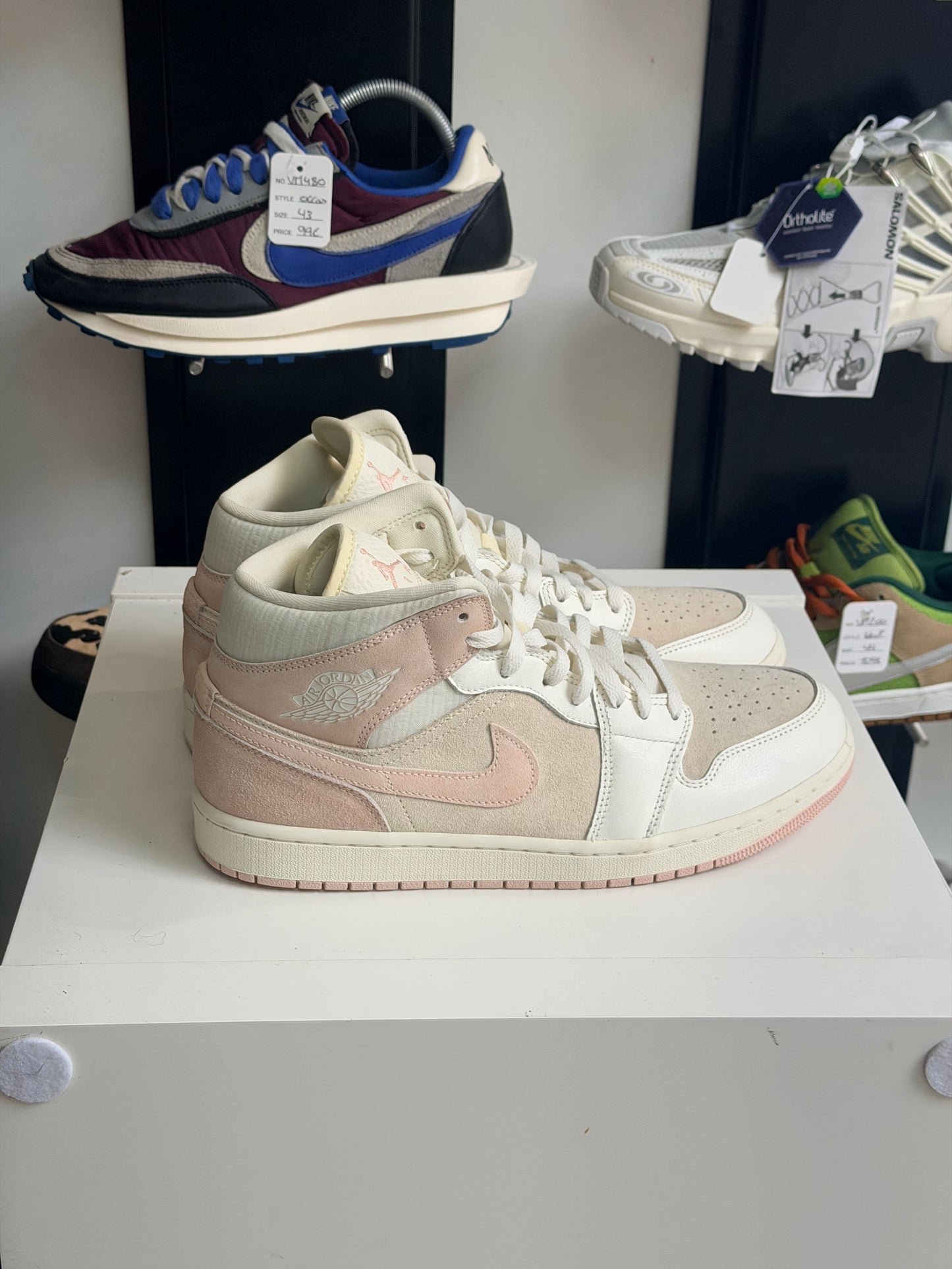 Jordan 1 mid SE seersucker - TAILLE 44,5