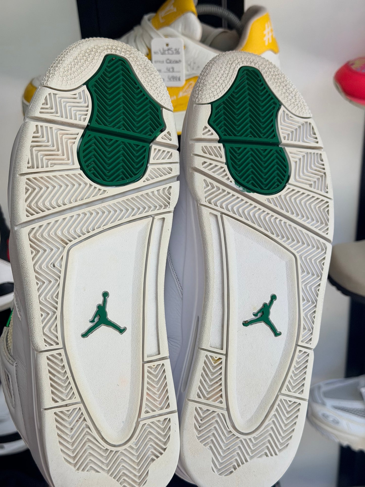 Jordan 4 mettalic Green - Taille 47,5