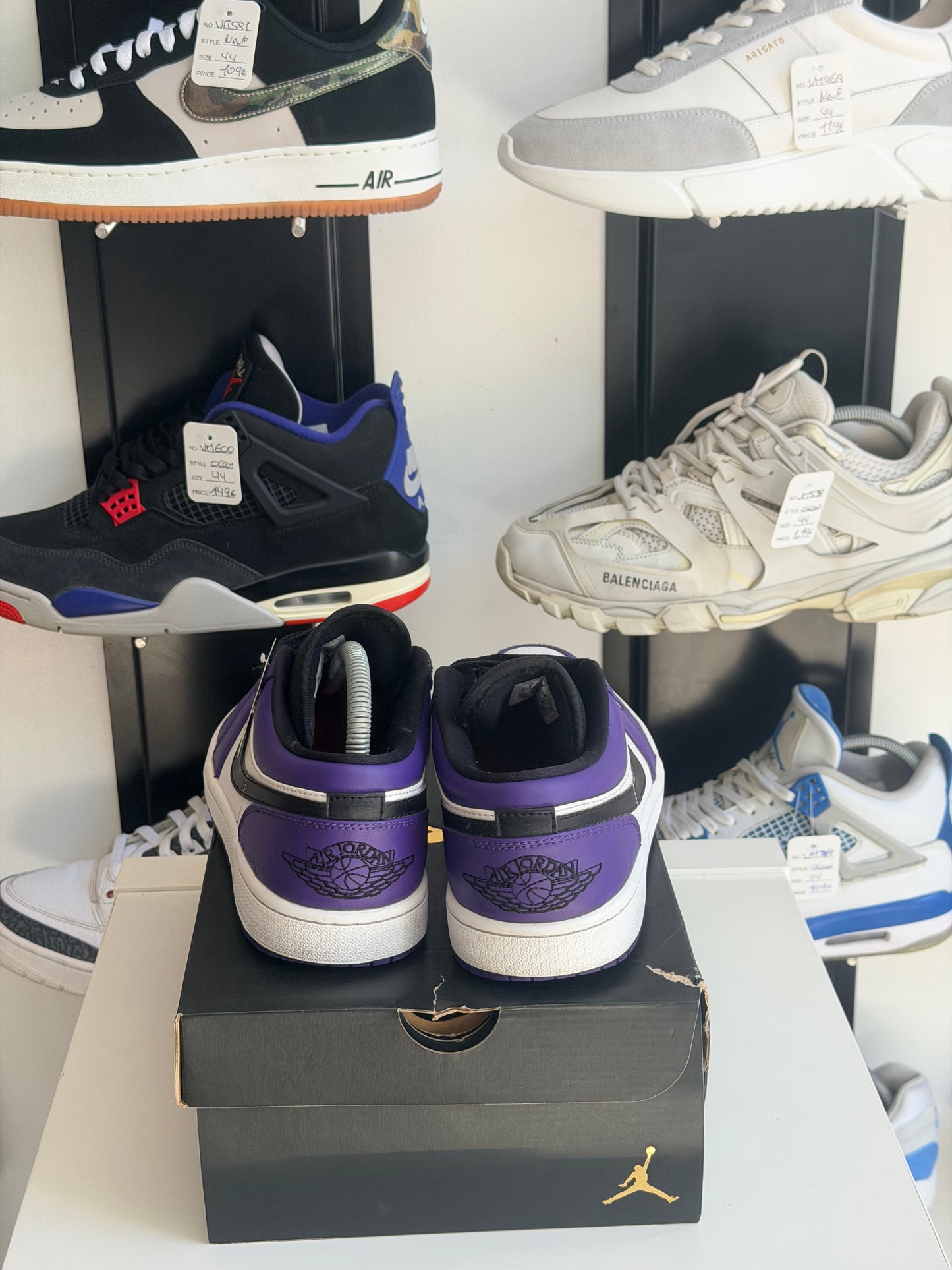 Jordan 1 low purple - taille 41
