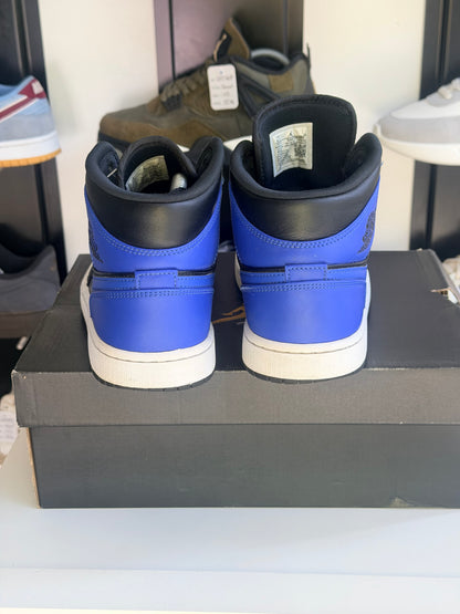 Jordan 1 mid noir et bleu - TAILLE 42