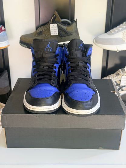 Jordan 1 mid noir et bleu - TAILLE 42