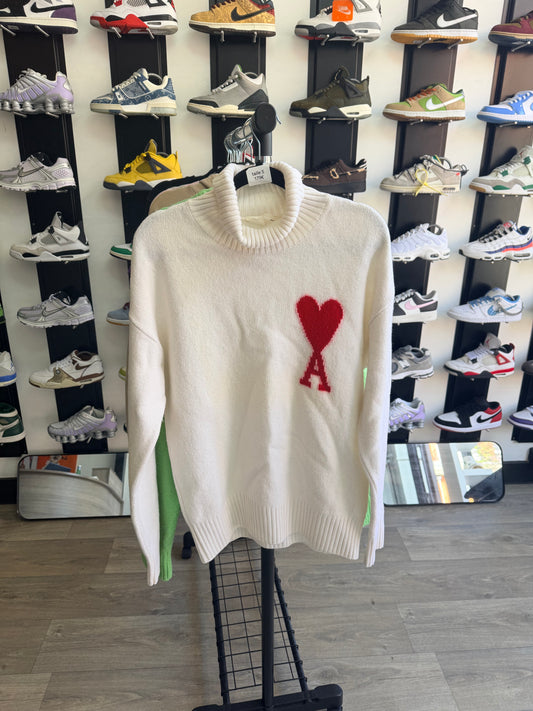 Pull en laine col roulé AMI PARIS - taille S
